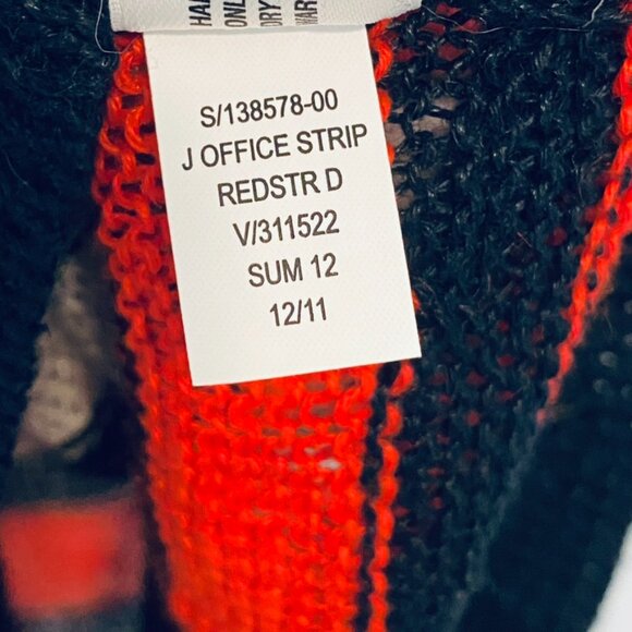 GAP Knit Linen Striped Crew Neck Sweater Size Large - Picture 3 of 6